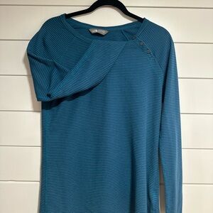 Blue Striped North Face Women's Top
